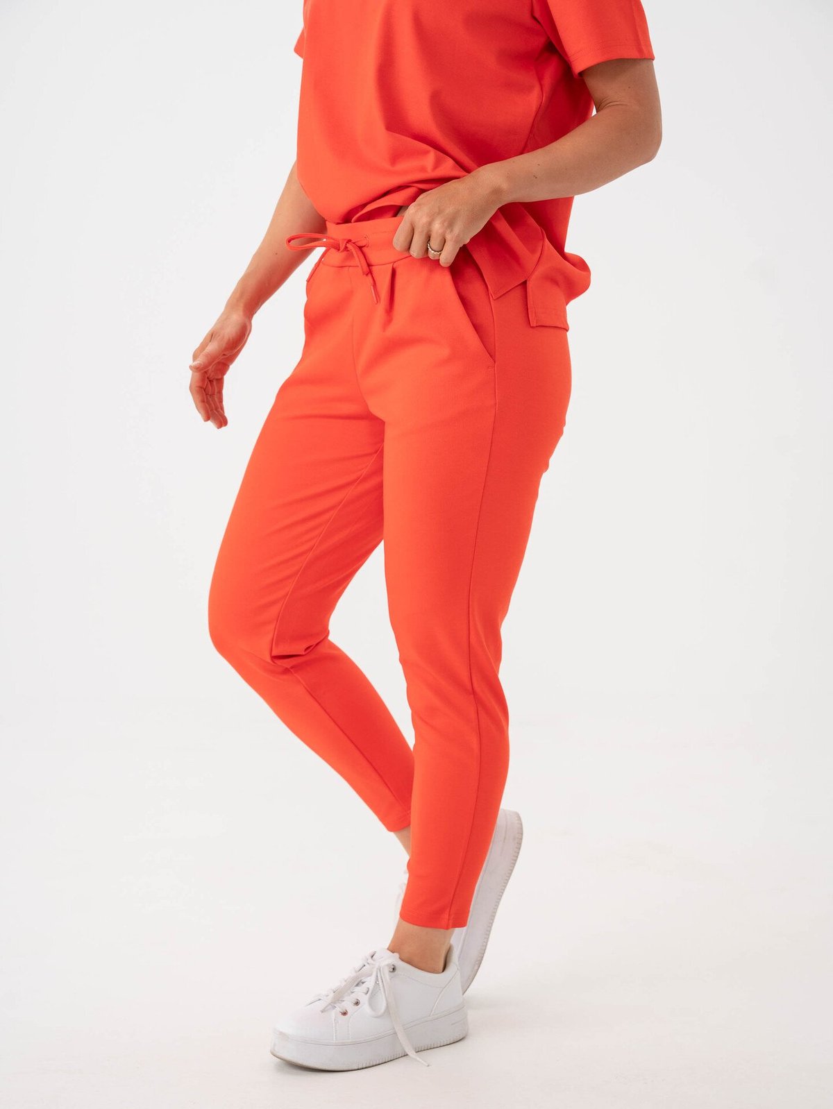 Ichi Kate Pant Cropped Fiesta