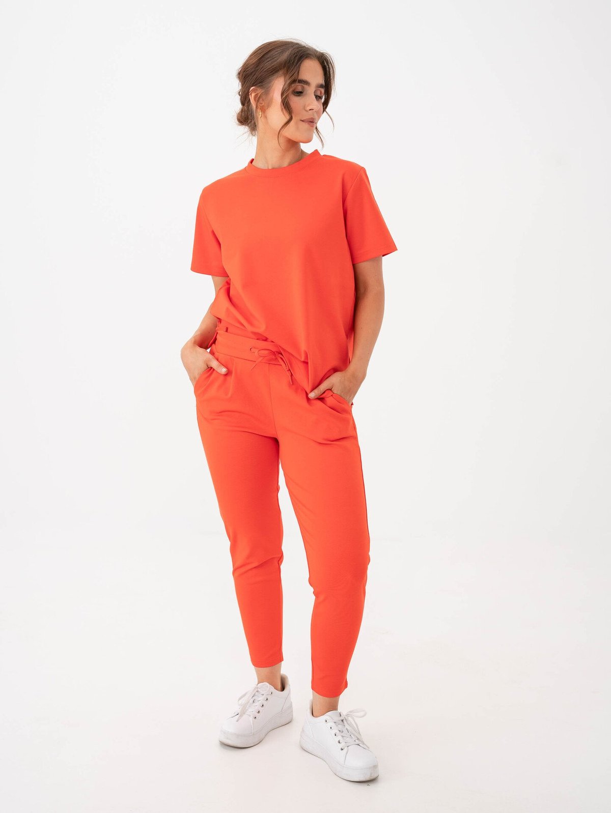 Ichi Kate Pant Cropped Fiesta