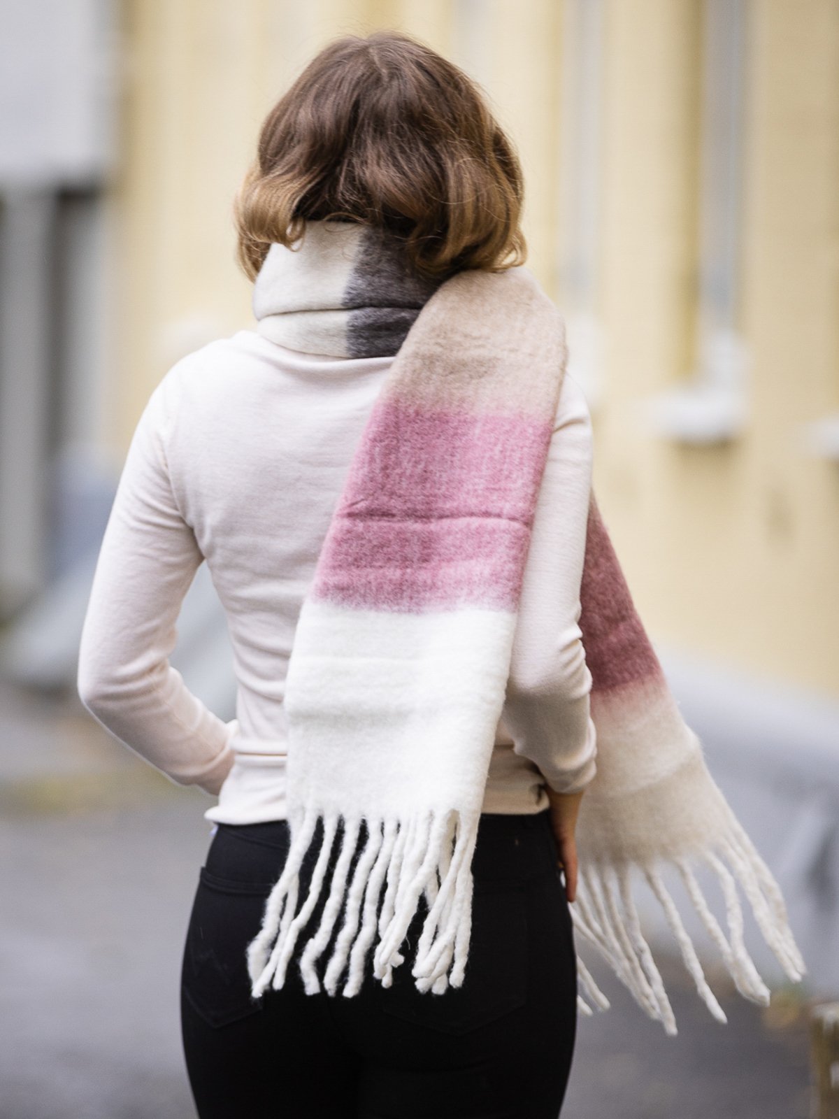 Ichi Vibe Scarf Ash Rose - Get Inspired Exclusive Collection