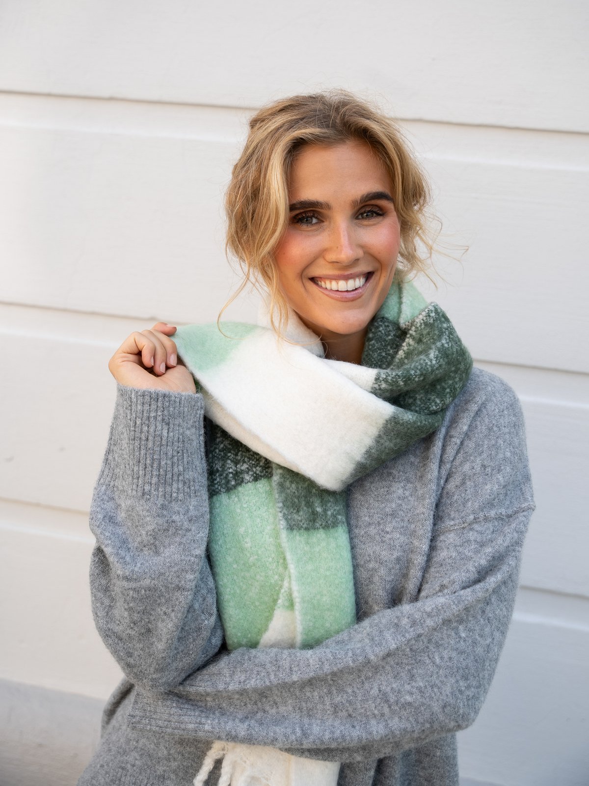 Ichi Vibe Scarf Forest Night