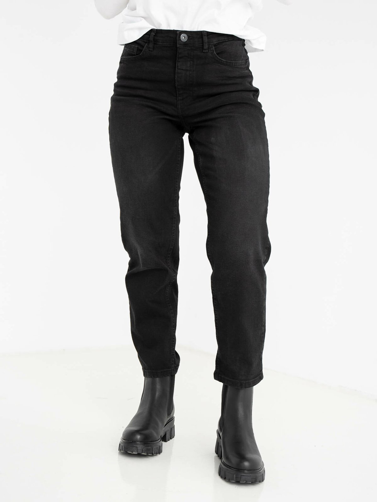 Ichi Twiggy Raven Washed Black