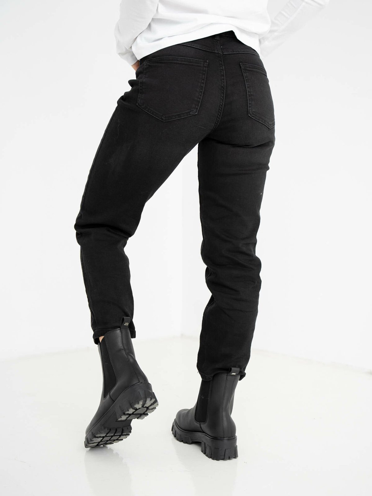 Ichi Twiggy Raven Washed Black