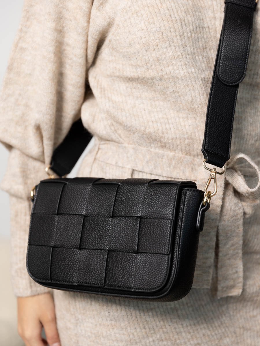 Ichi Masika Shoulder Bag Black