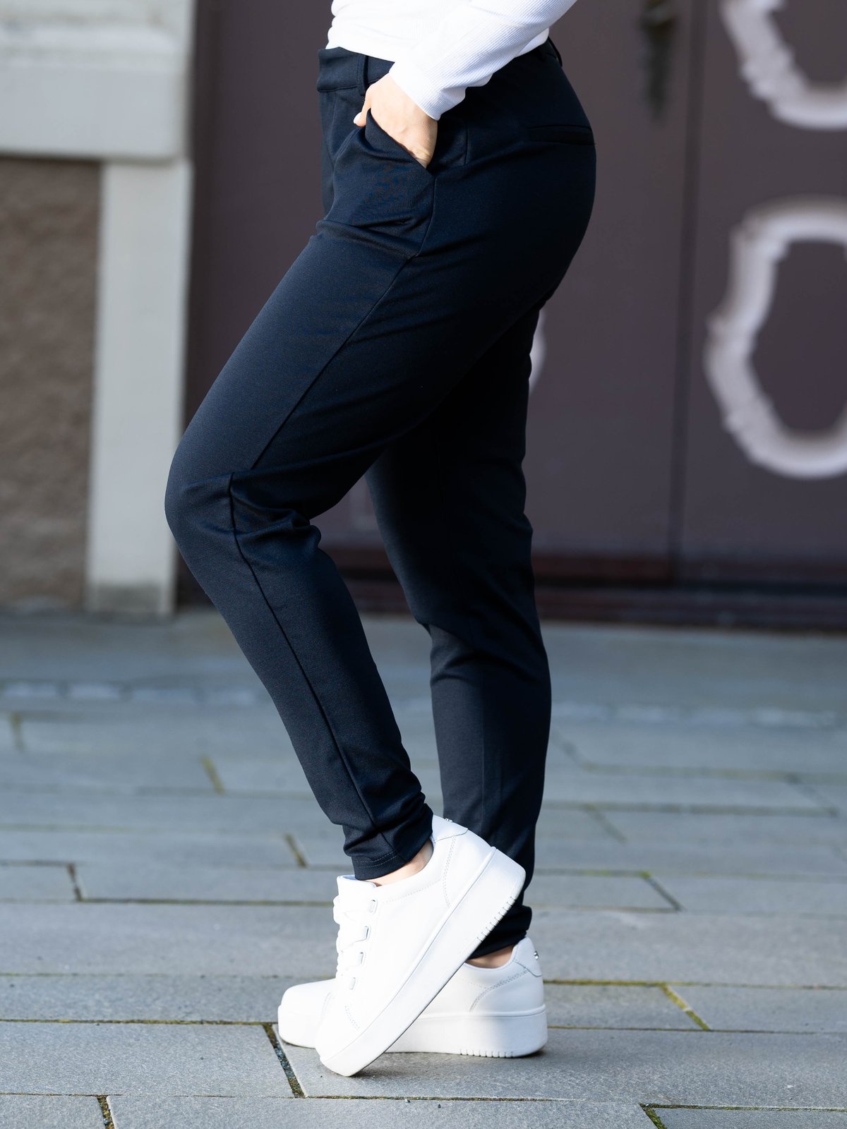 Ichi Kate Office Pant Total Eclipse