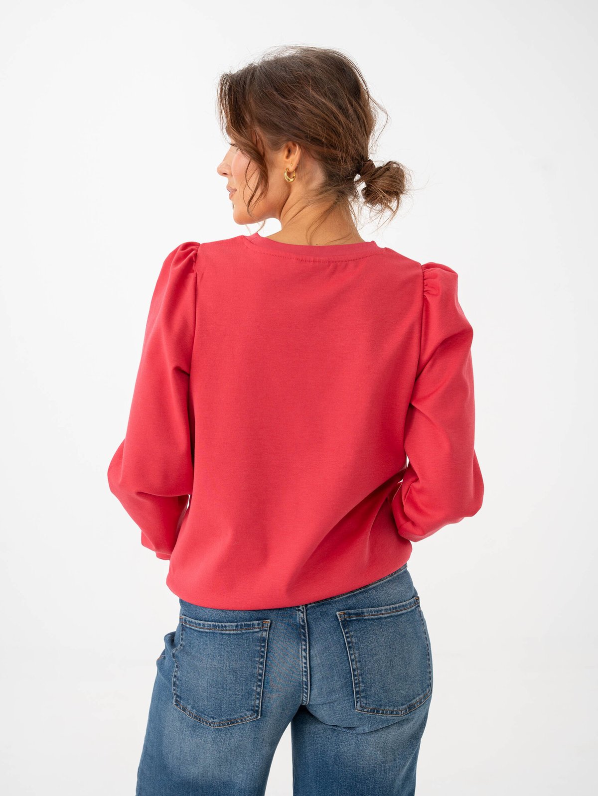 Ichi x GI Exclusive Kate Sweater Raspberry Wine