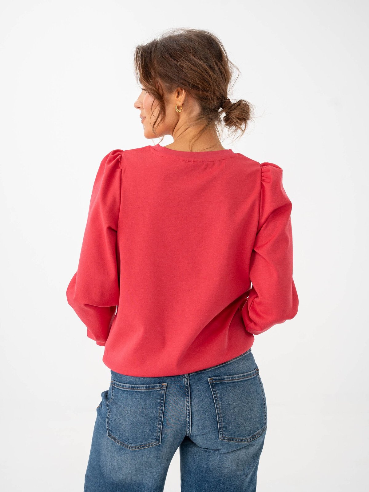 Ichi x GI Exclusive Kate Sweater Raspberry Wine