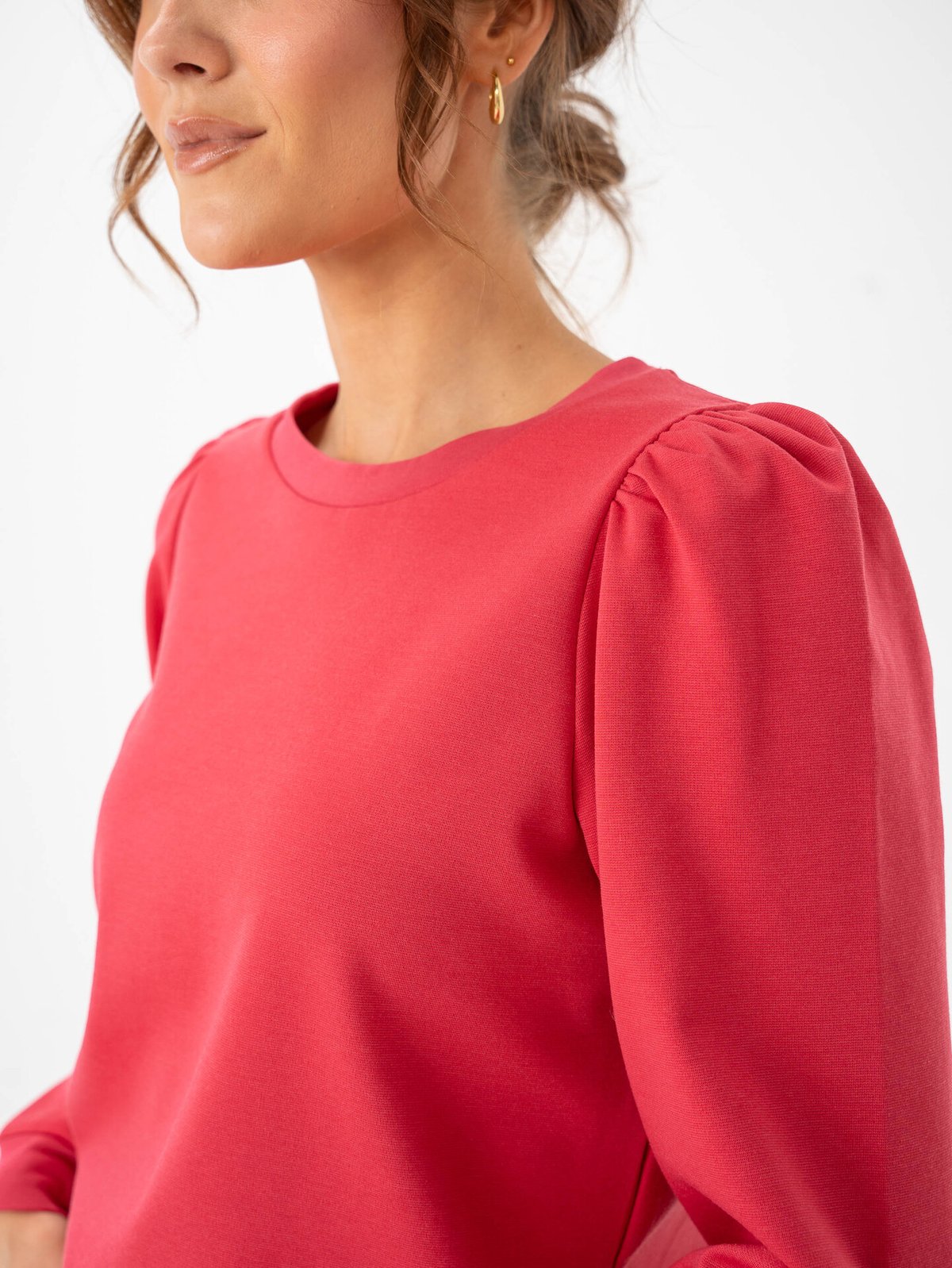 Ichi x GI Exclusive Kate Sweater Raspberry Wine