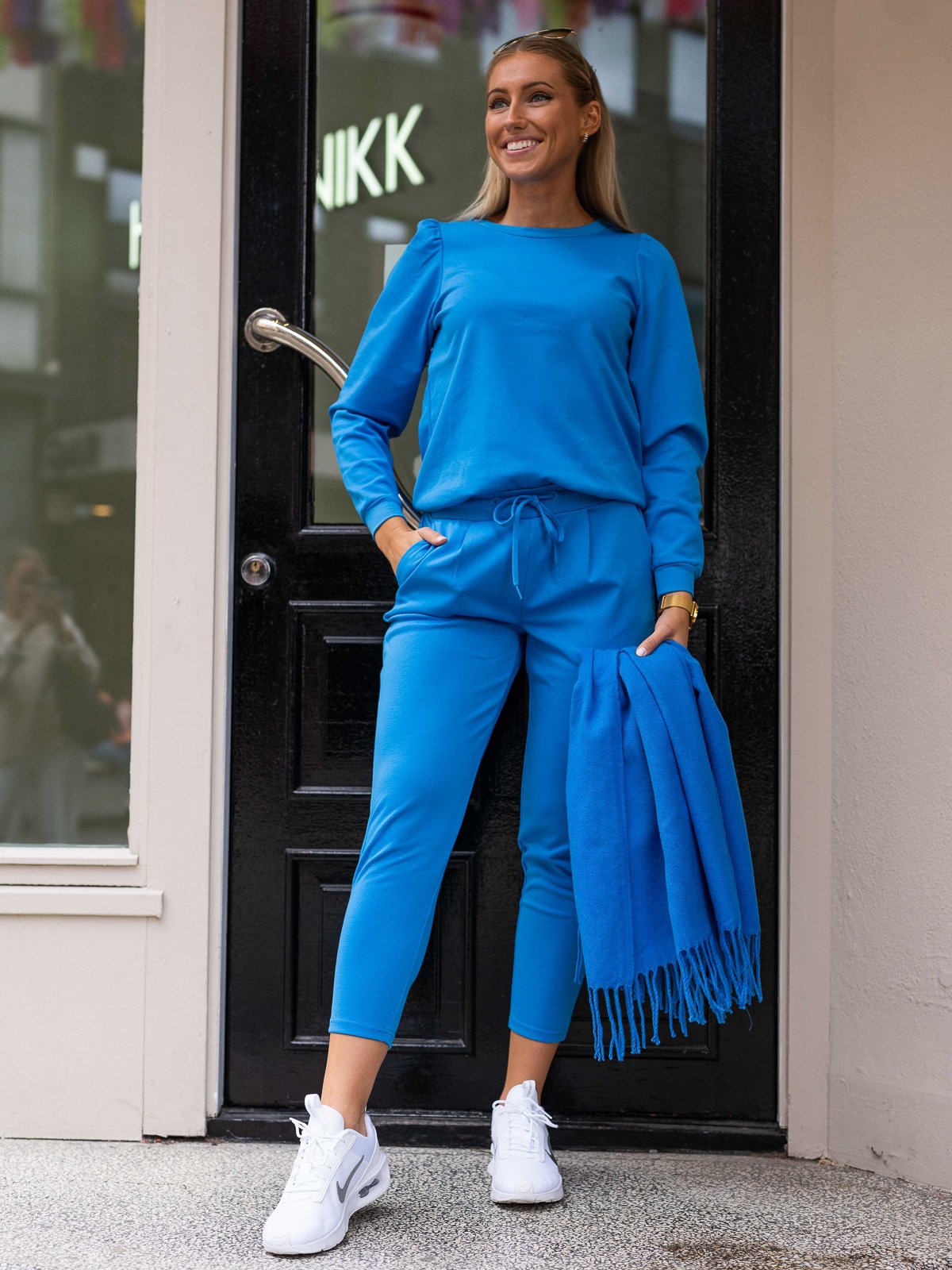 Ichi x GI Exclusive Kate Sweater French Blue