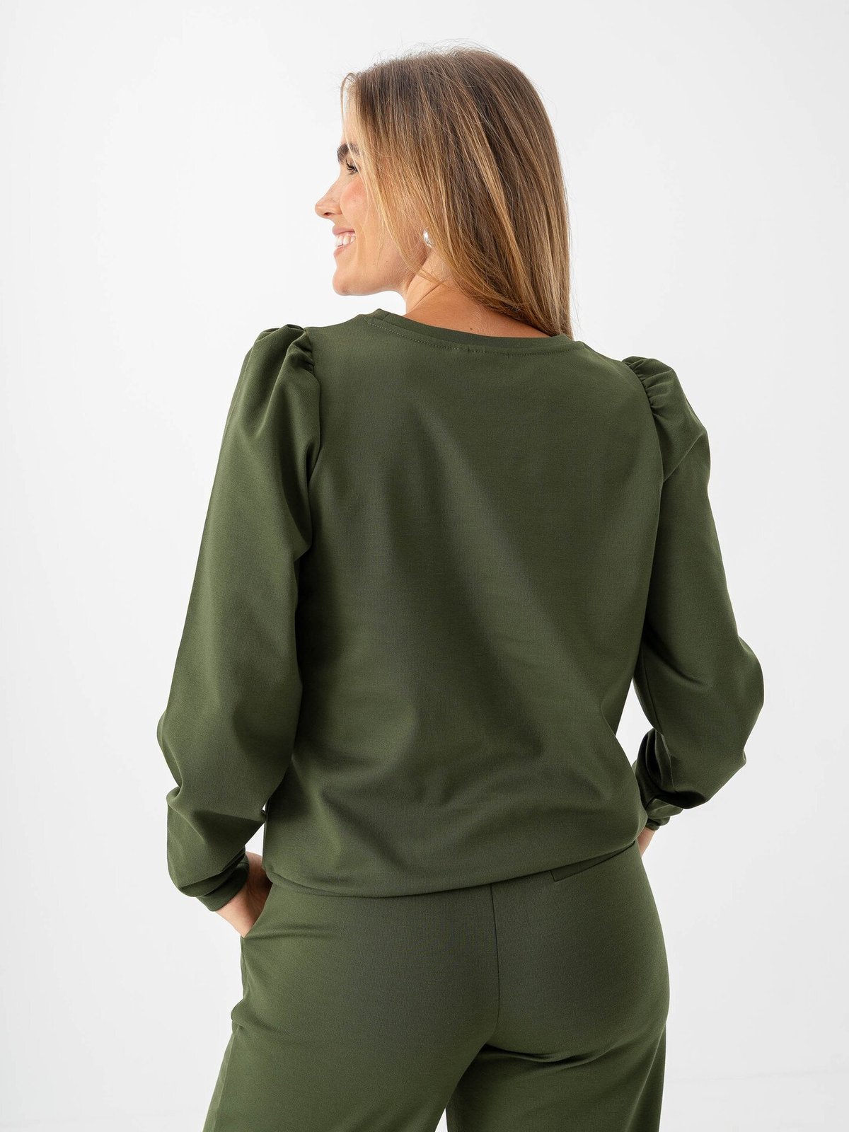 Ichi x GI Exclusive Kate Sweater Rifle Green