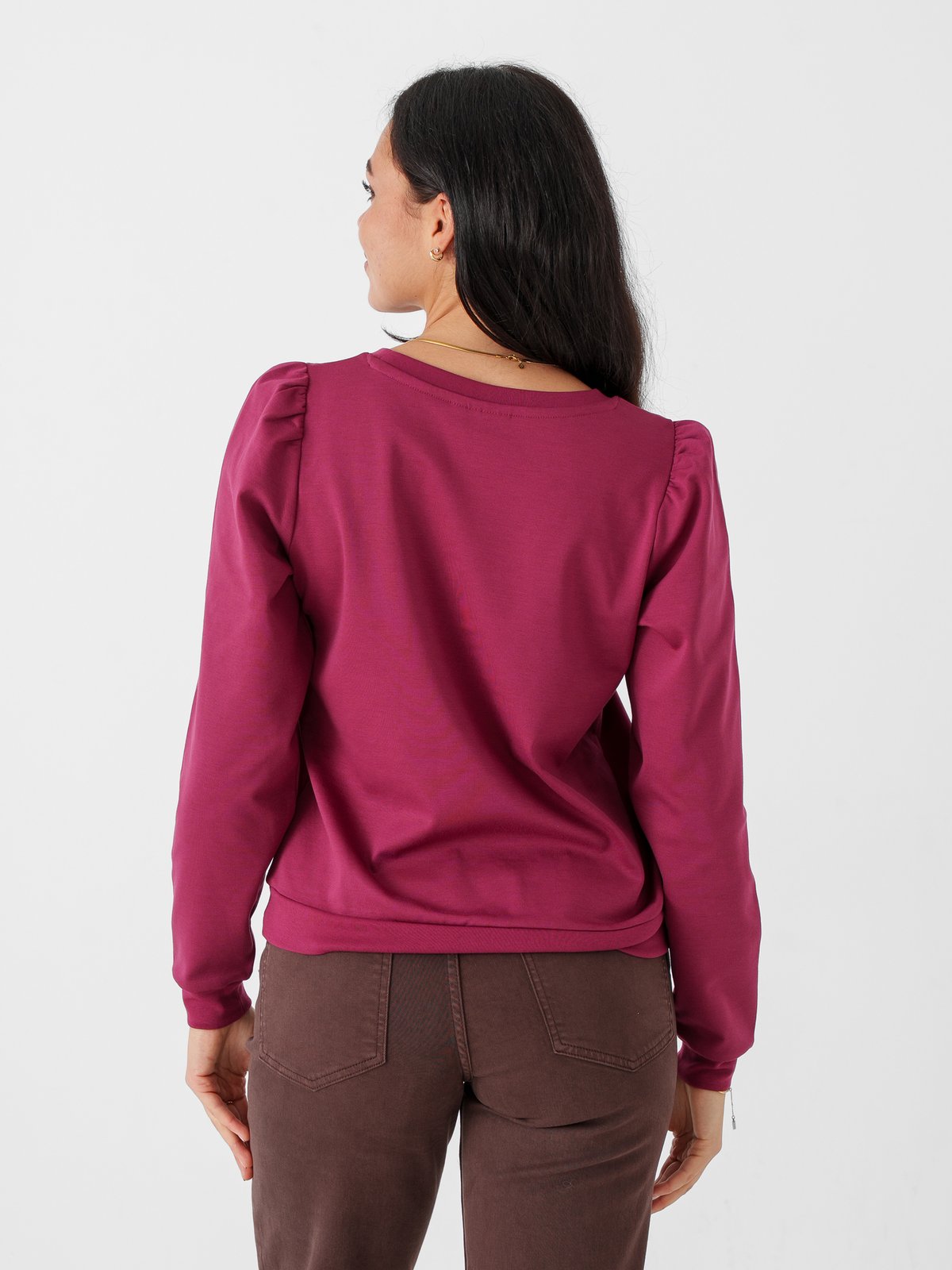 Ichi x GI Exclusive Kate Sweater Rhododendron