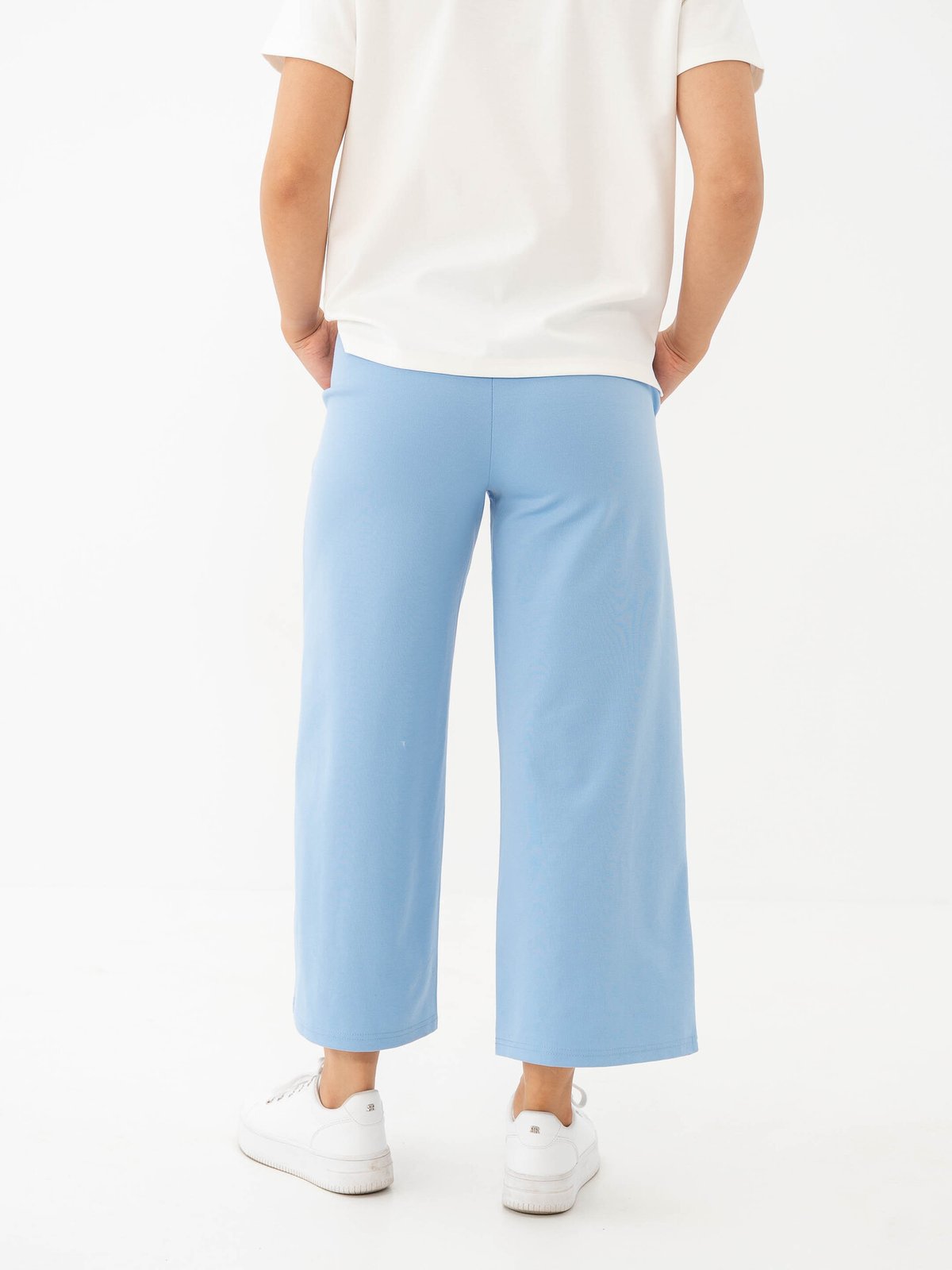 Ichi Kate Wide Pant Della Robbia Blue
