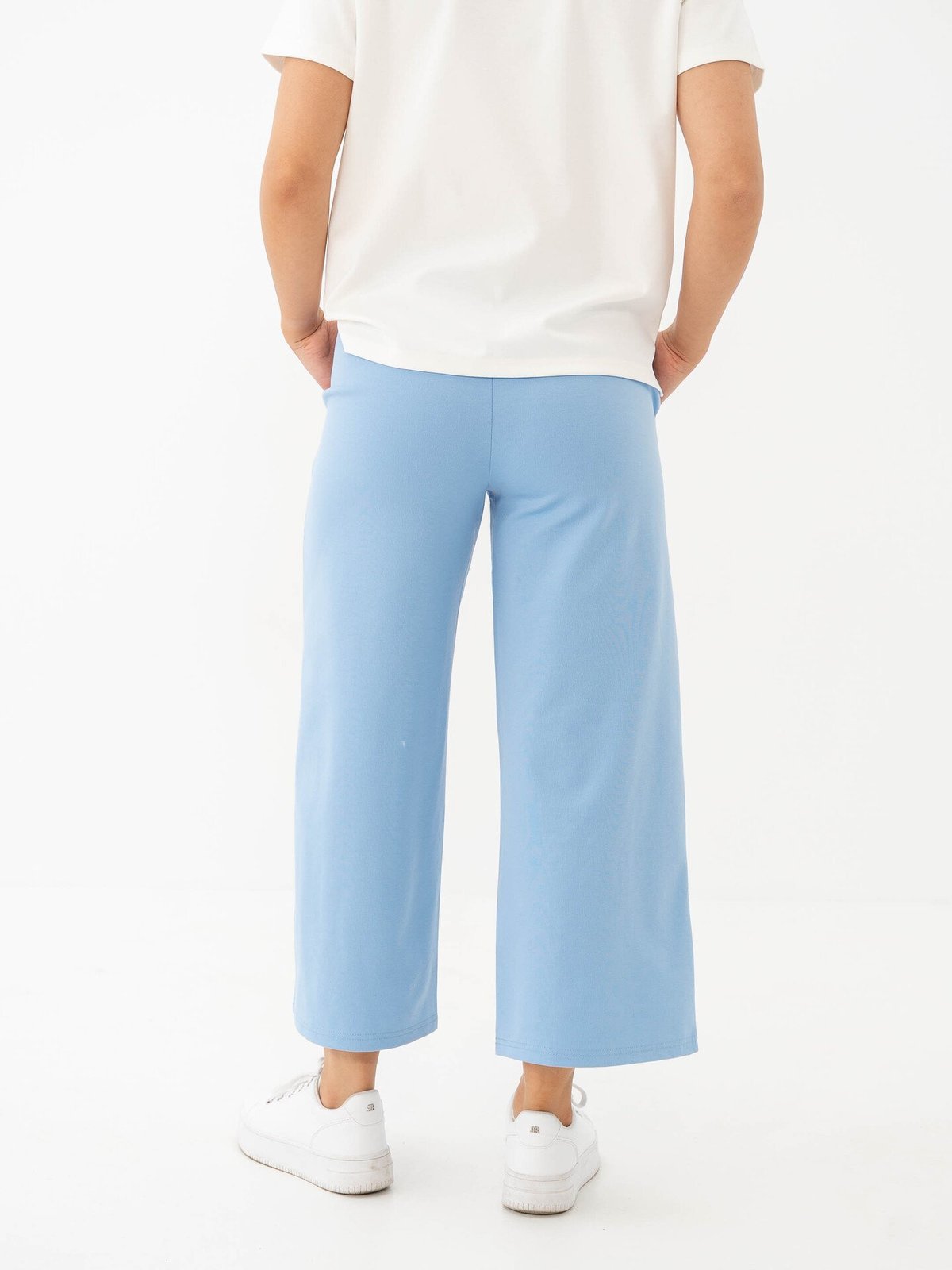 Ichi Kate Wide Pant Della Robbia Blue