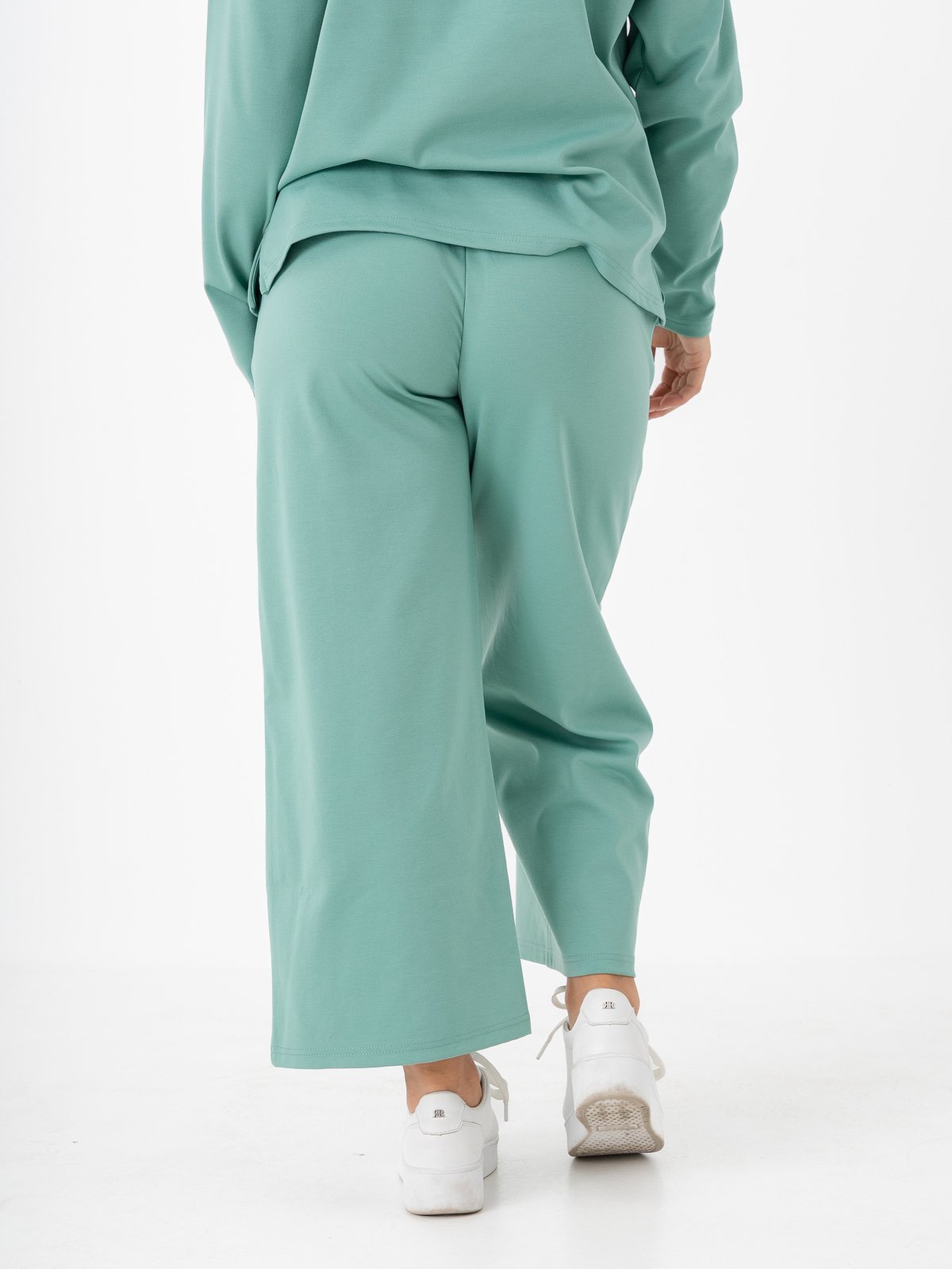 Ichi Kate Wide Pant Beryl Green