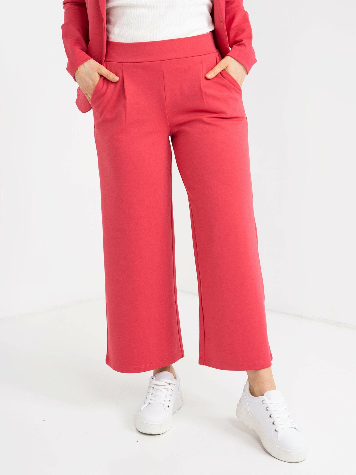 Ichi Kate Wide Pant Raspberry Wine