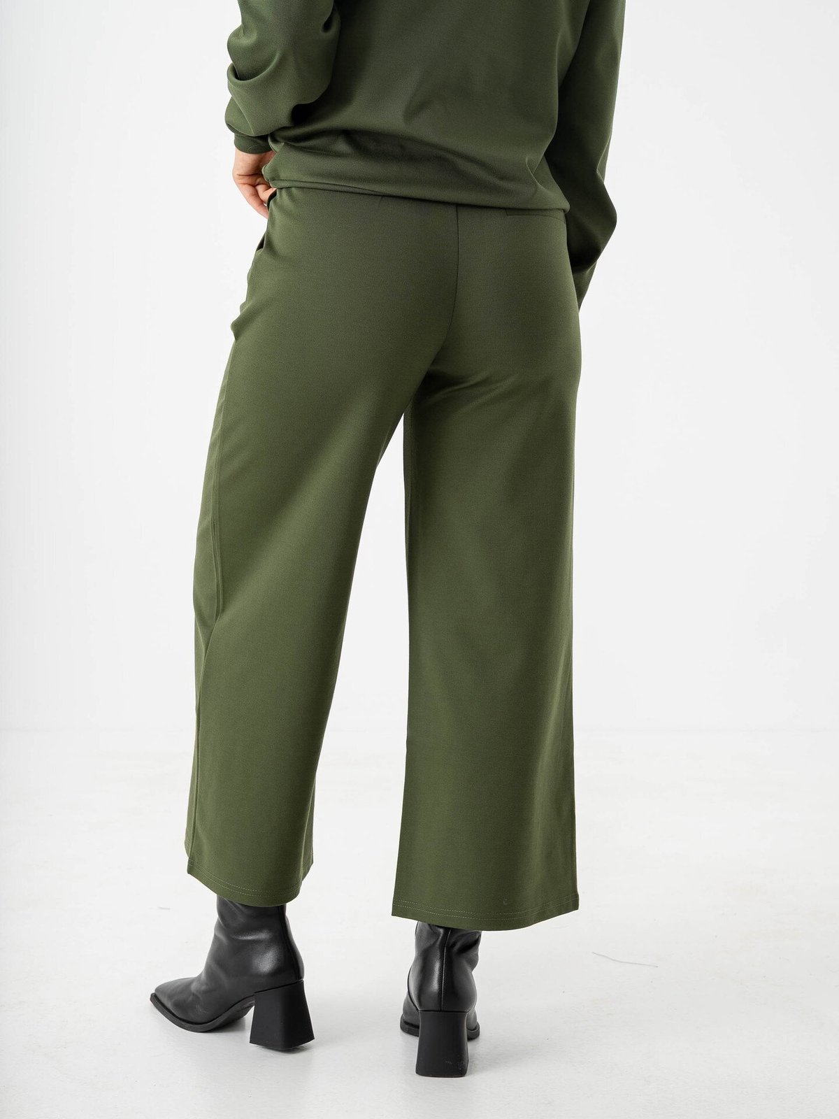 Ichi Kate Wide Pant Rifle Green
