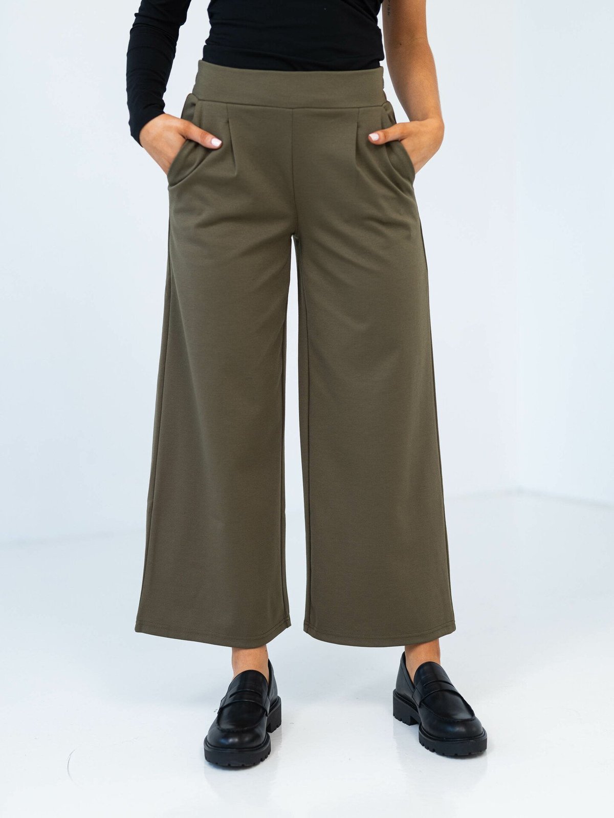 Ichi Kate Wide Pant Kalamata