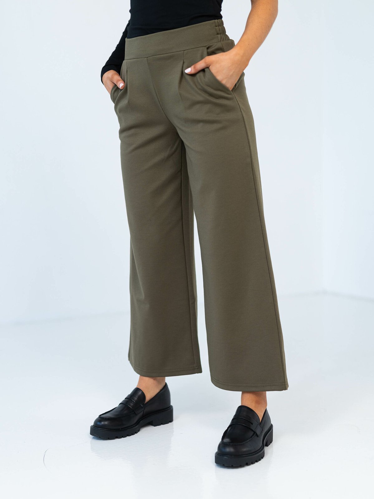 Ichi Kate Wide Pant Kalamata