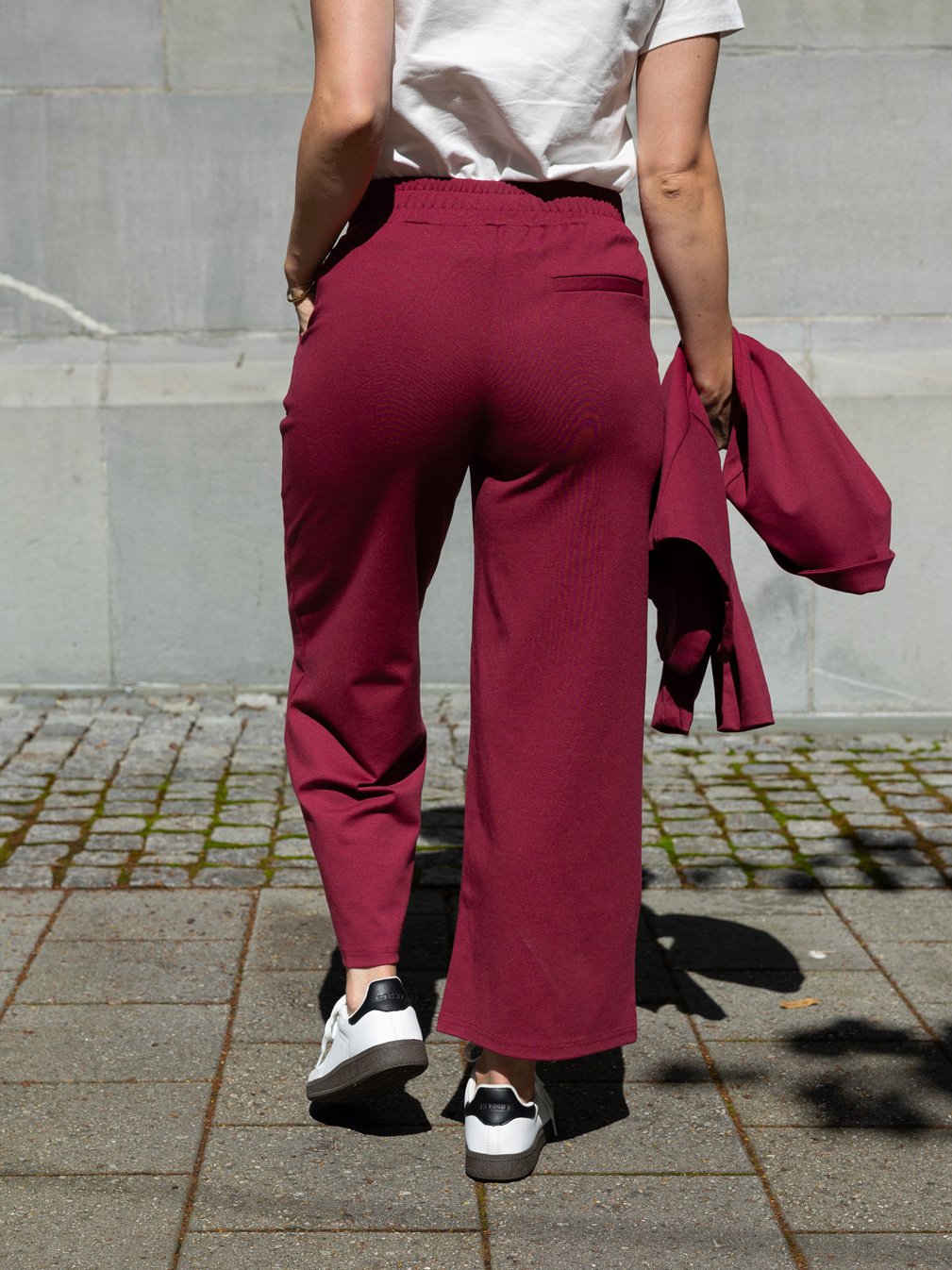 Ichi Kate Wide Pant Rhododendron