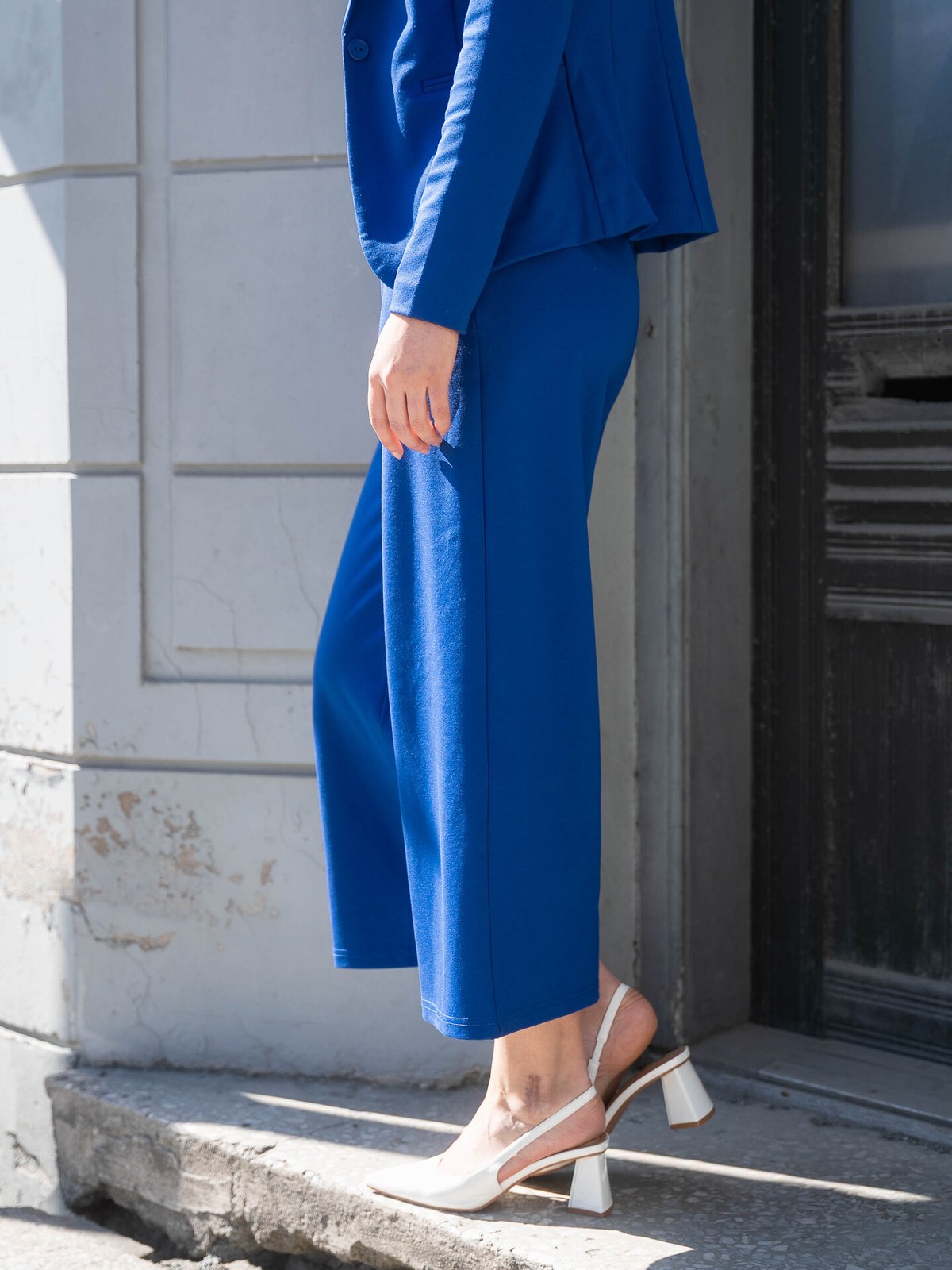 Ichi Kate Wide Pant Sodalite Blue