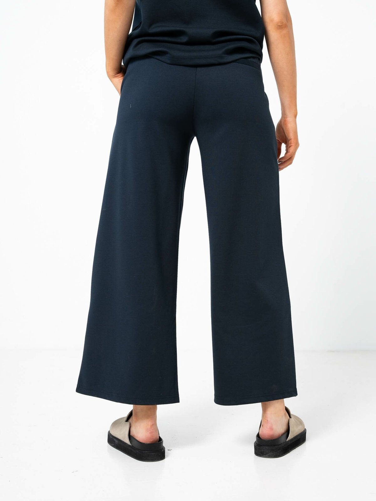 Ichi Kate Wide Pant Total Eclipse