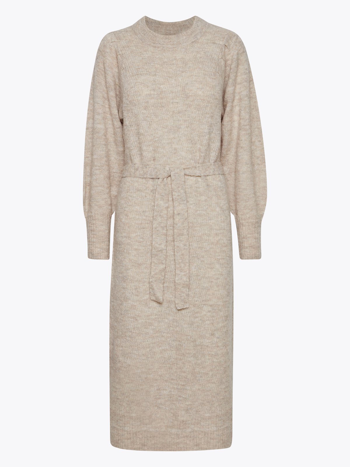 Ichi Jordan Dress Oatmeal Melange