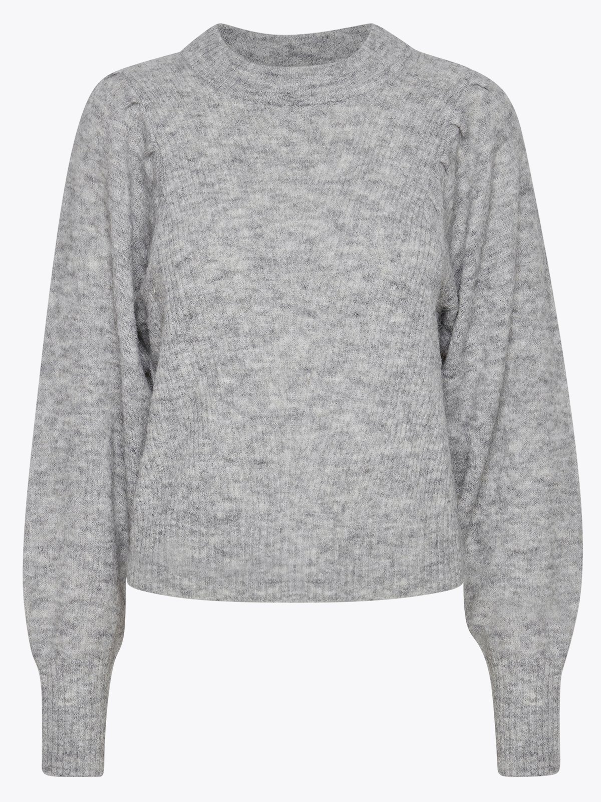 Ichi Jordan Long Sleeve 4 Grey melange