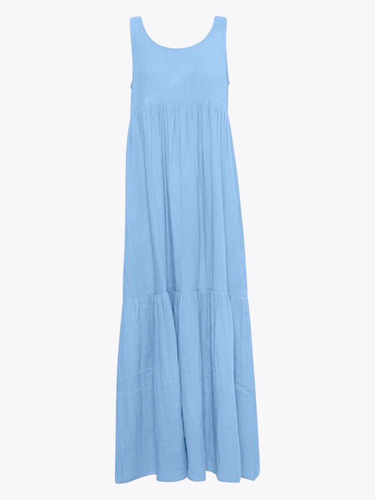 Ichi Foxa Maxi Dress Blå
