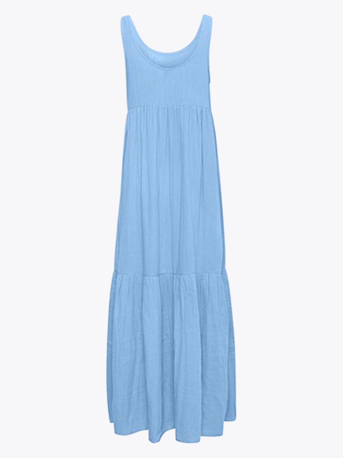 Ichi Foxa Maxi Dress Blå