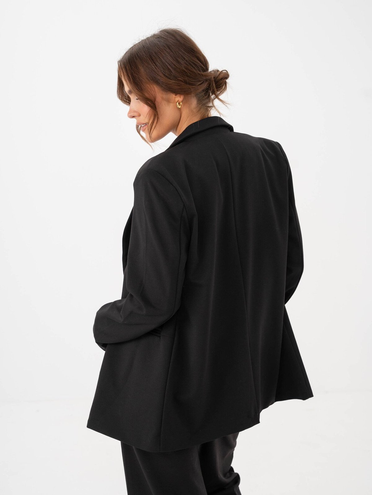 Ichi Kate SUS Oversize Blazer Black