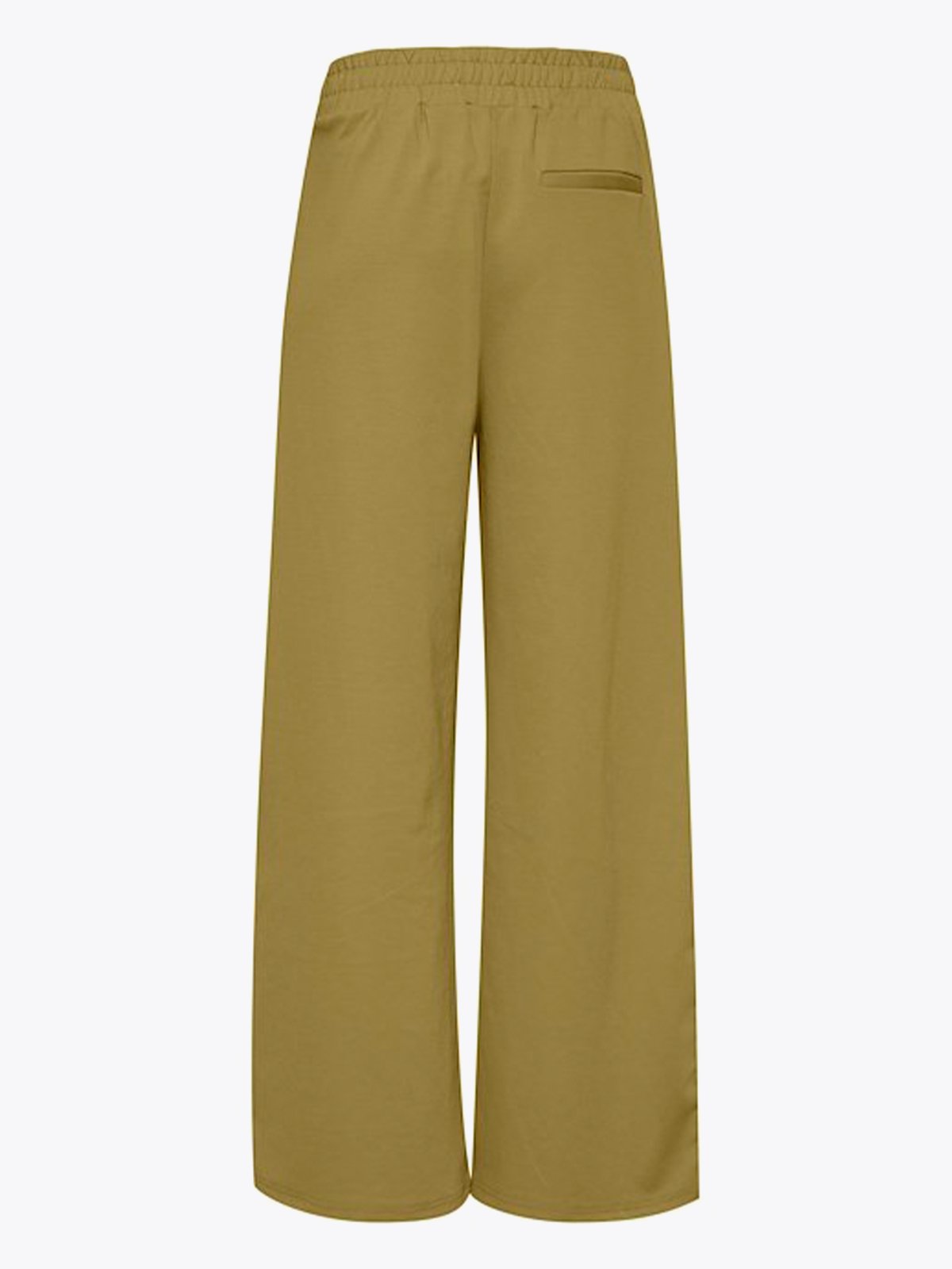 Ichi Kate Wide Pant Long Green Moss