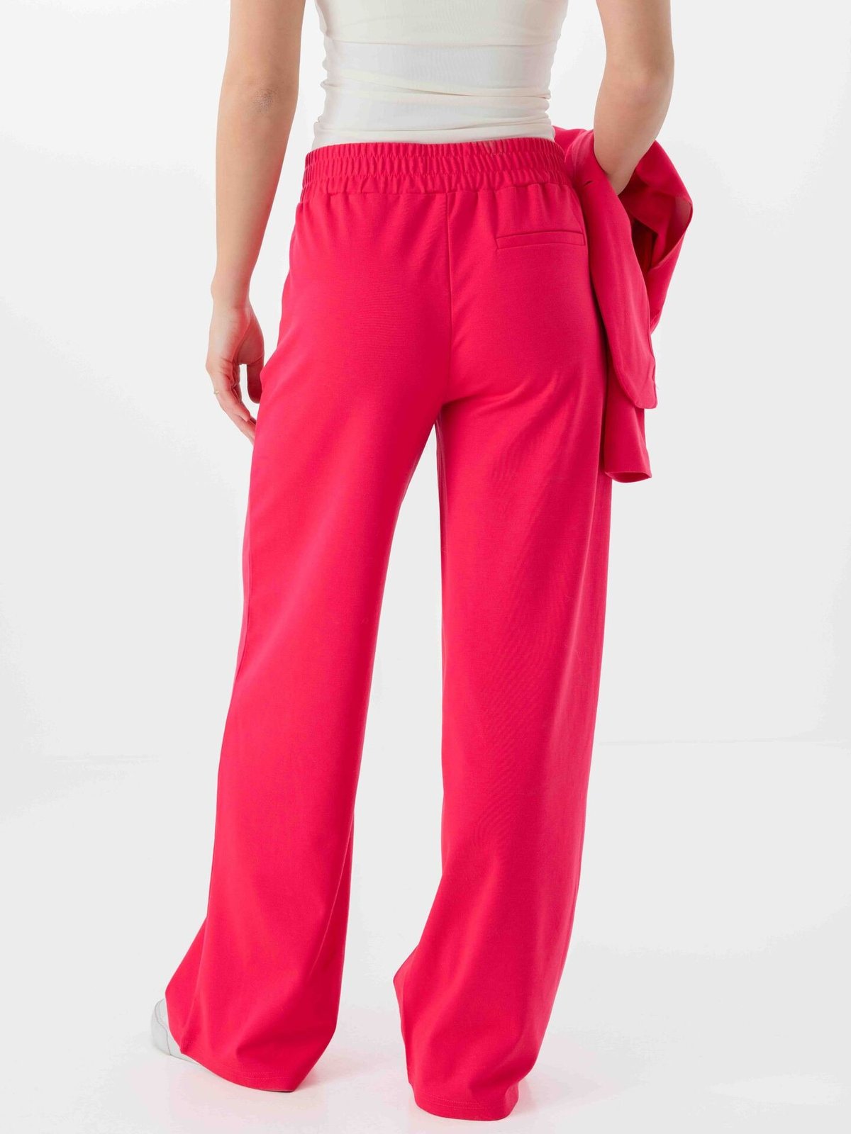 Ichi Kate Wide Pant Long Azalea