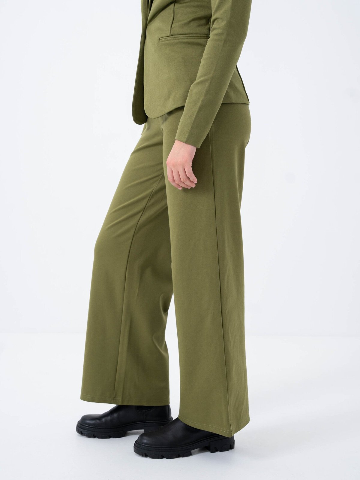 Ichi Kate Wide Pant Long Mayfly
