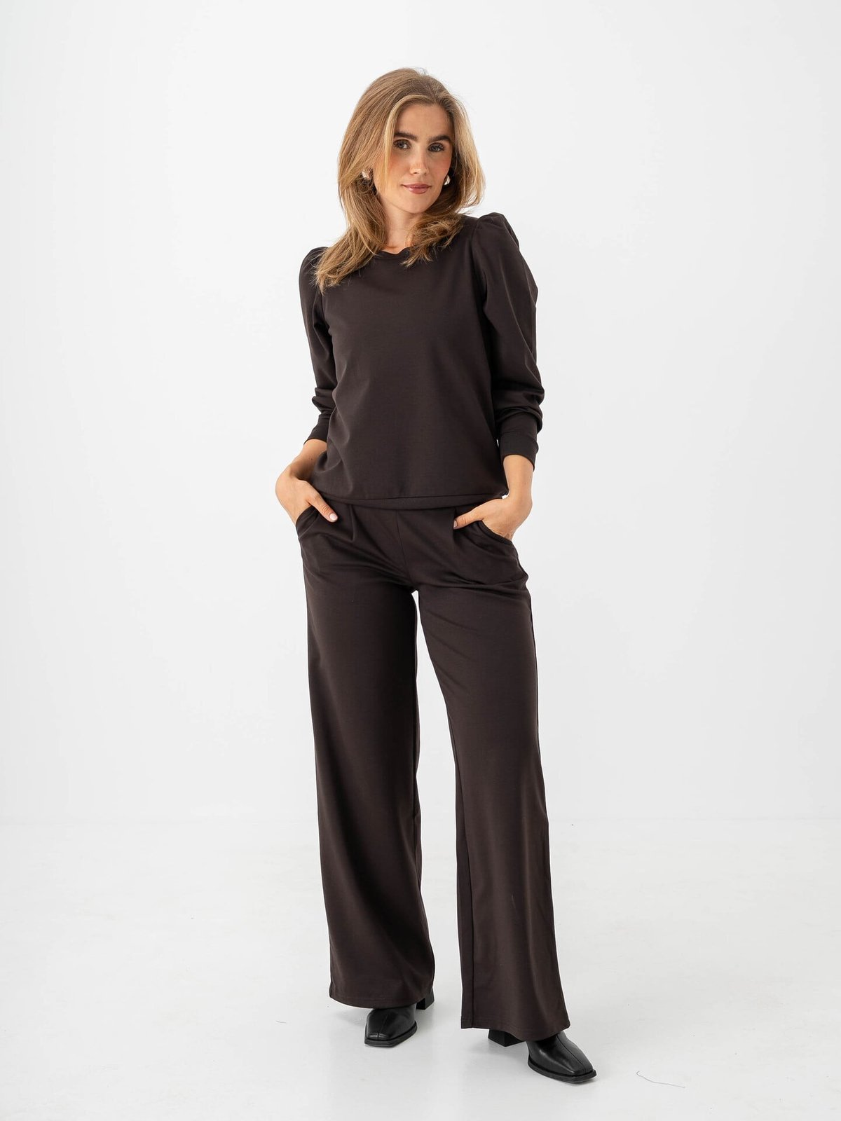 Ichi Kate Wide Pant Long Chocolate Torte