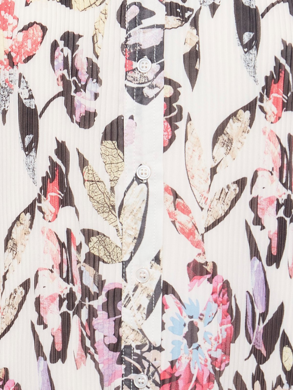 Ichi Elly Dress Crystal Gray Collage Print