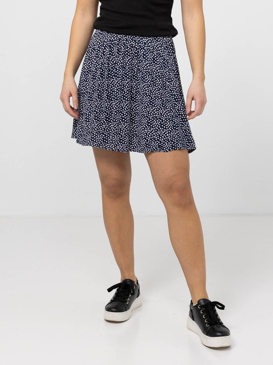 Ichi Marrakech All Over Print Skirt Total Eclipse Dot