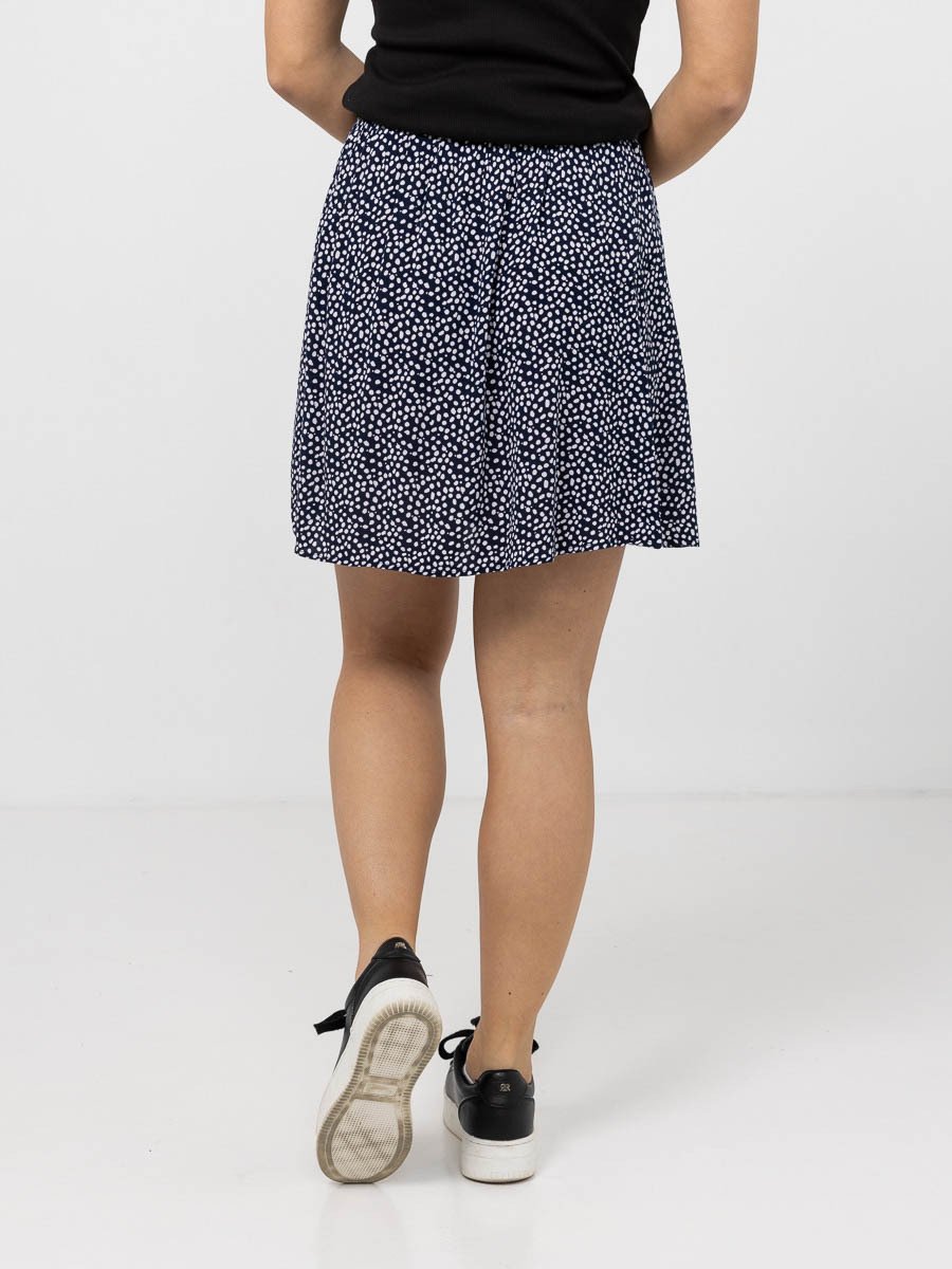 Ichi Marrakech All Over Print Skirt Total Eclipse Dot