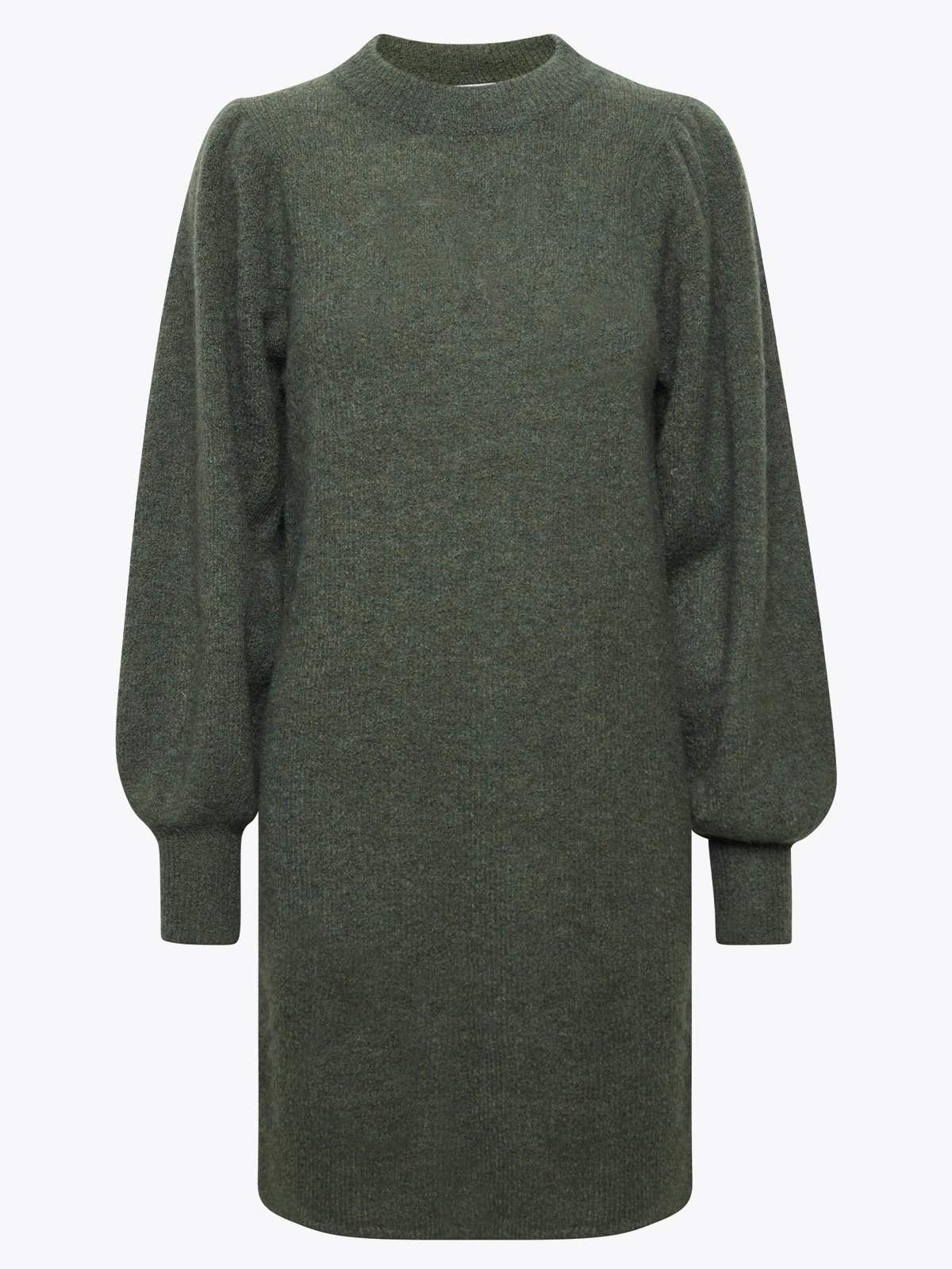 Ichi Jordan Short Dress Kombu Green - Get Inspired Exclusive Collection