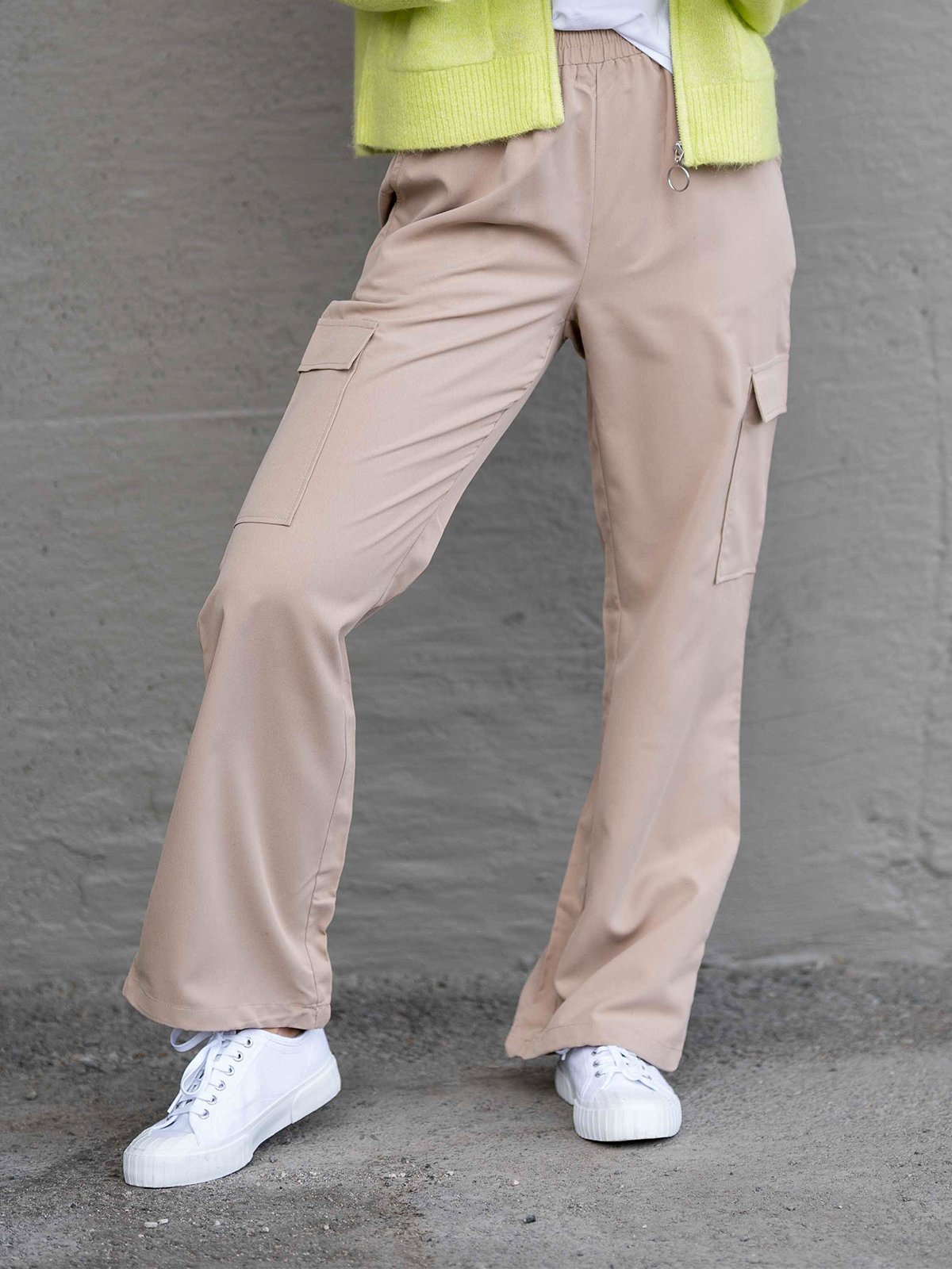 Ichi Kecia Pant Beige