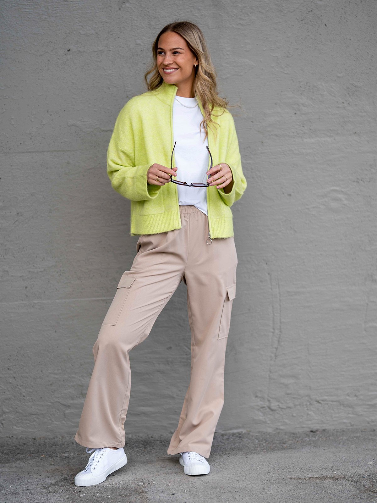 Ichi Kecia Pant Beige