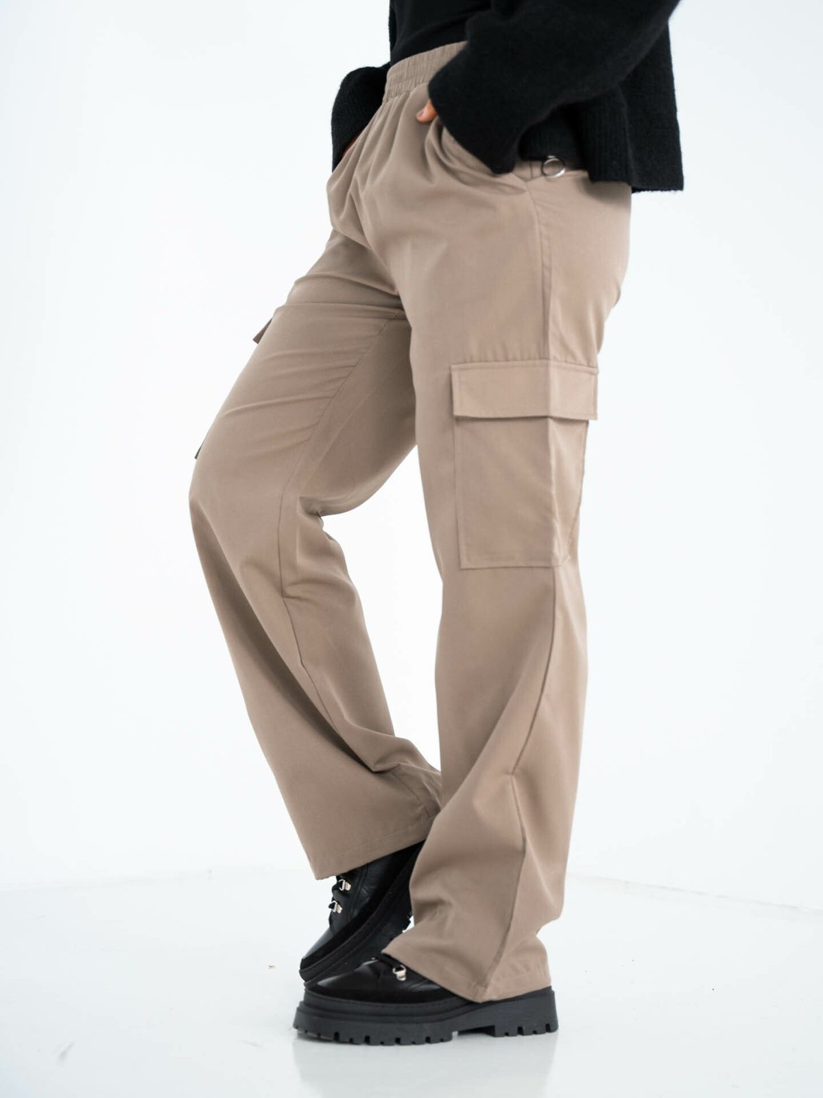 Ichi Kecia Pant Khaki As Cut