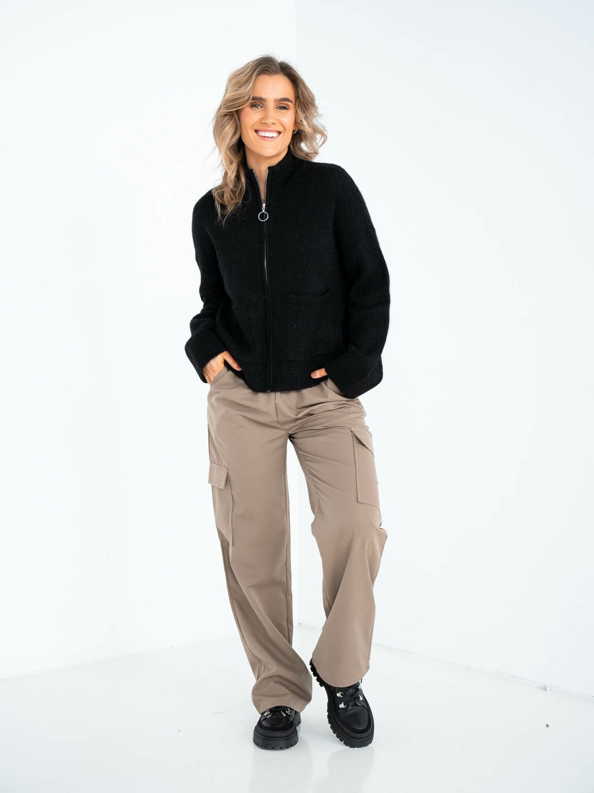 Ichi Kecia Pant Khaki As Cut