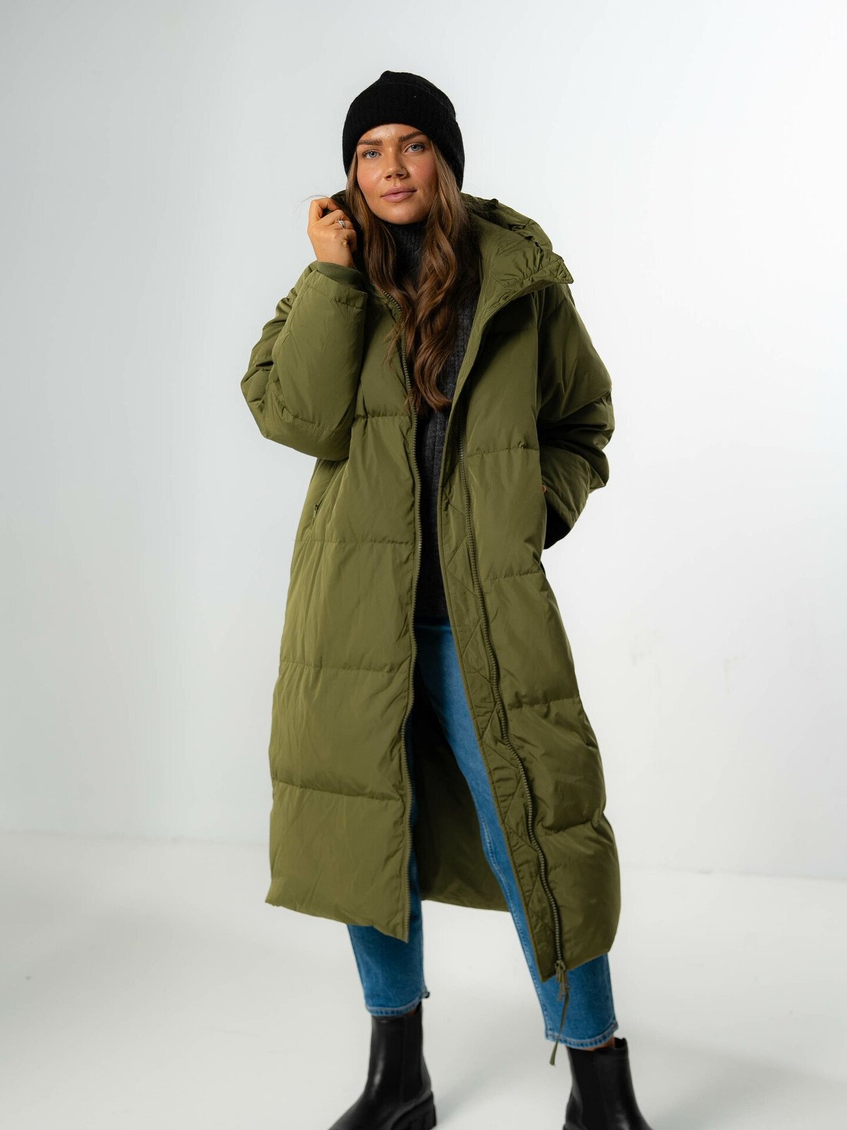 Ichi Bunala Down Jacket 4 Winter Moss