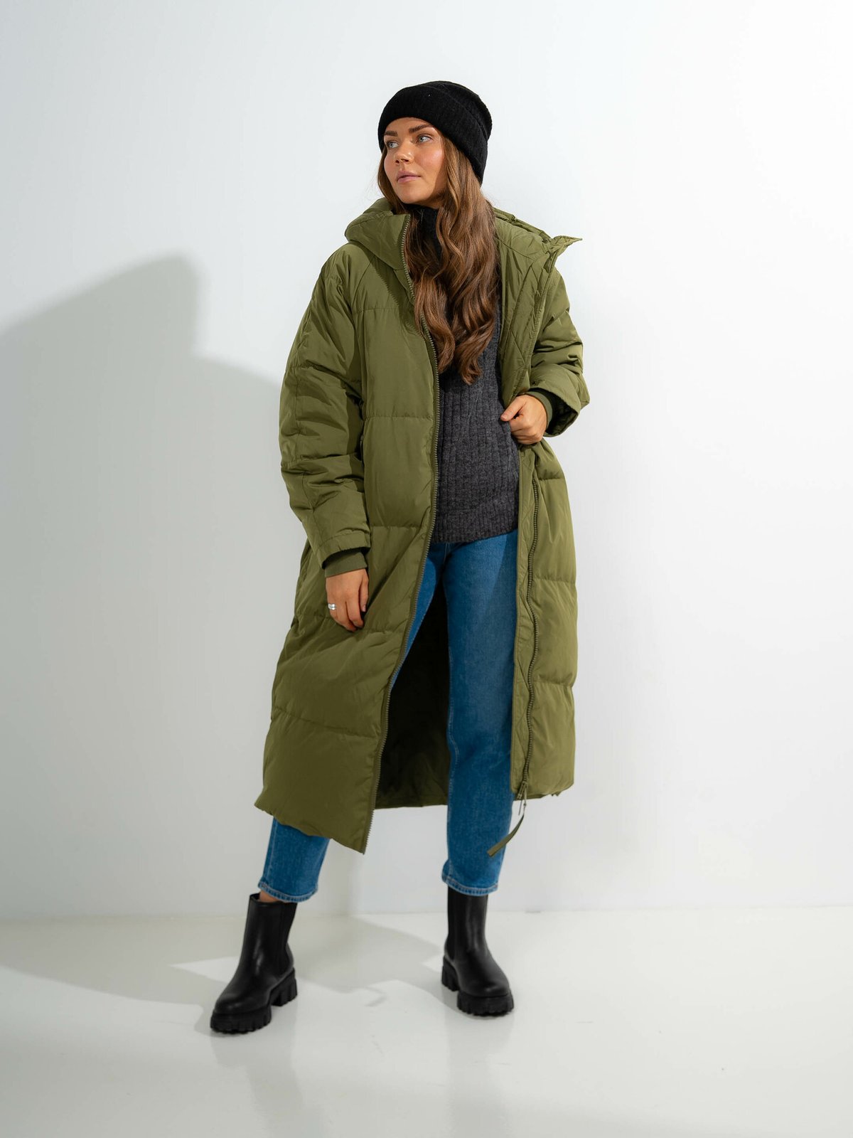 Ichi Bunala Down Jacket 4 Winter Moss