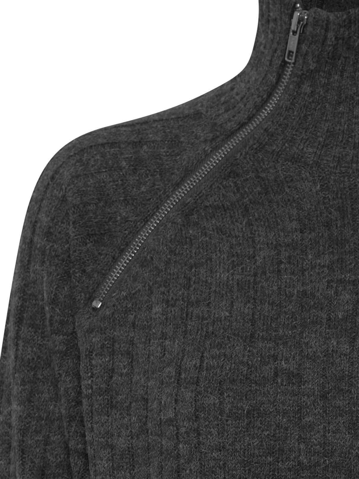 Ichi Novo Long Sleeve Dark Grey Melange