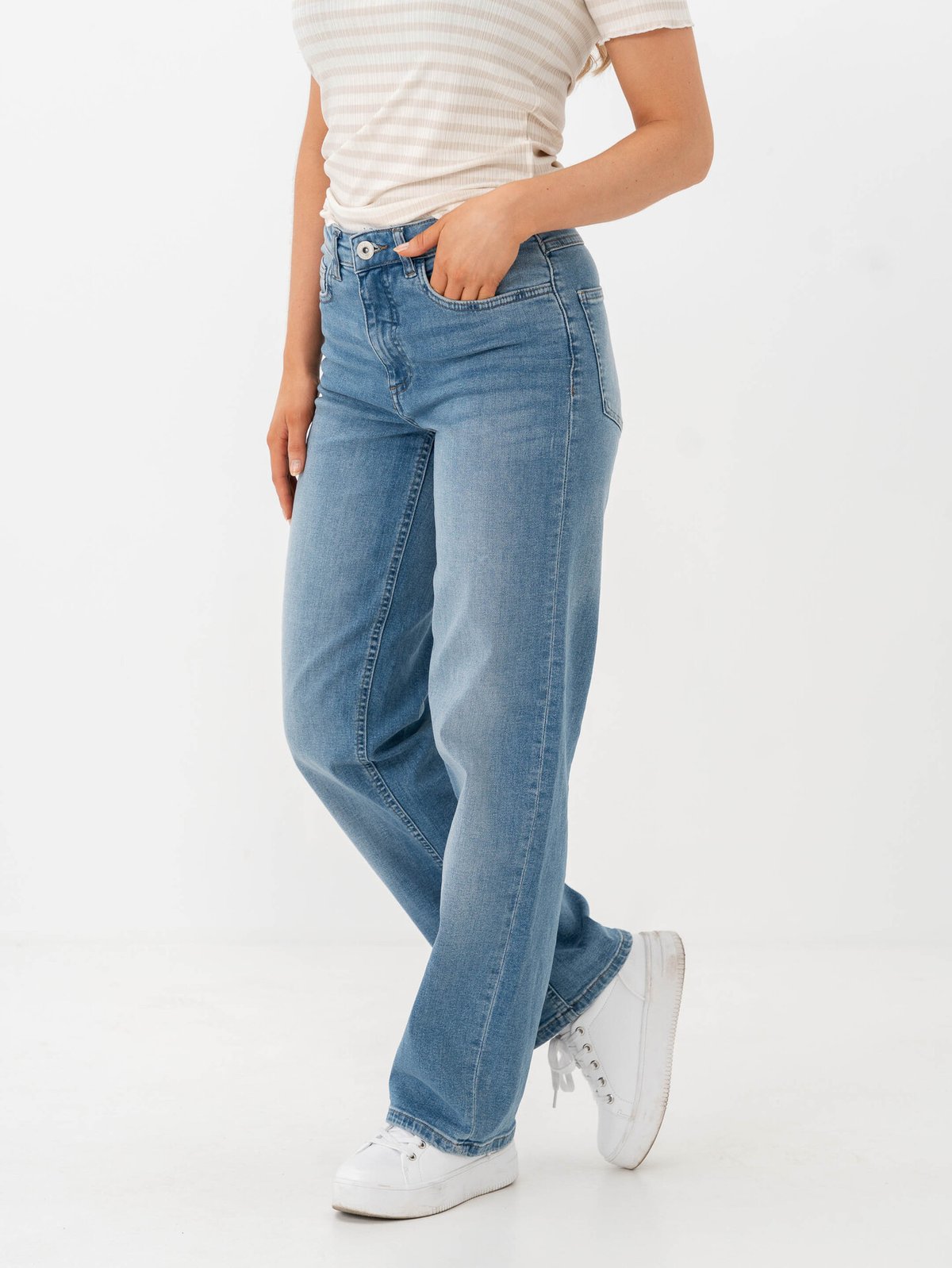 Ichi Twiggy Straight Light Blue