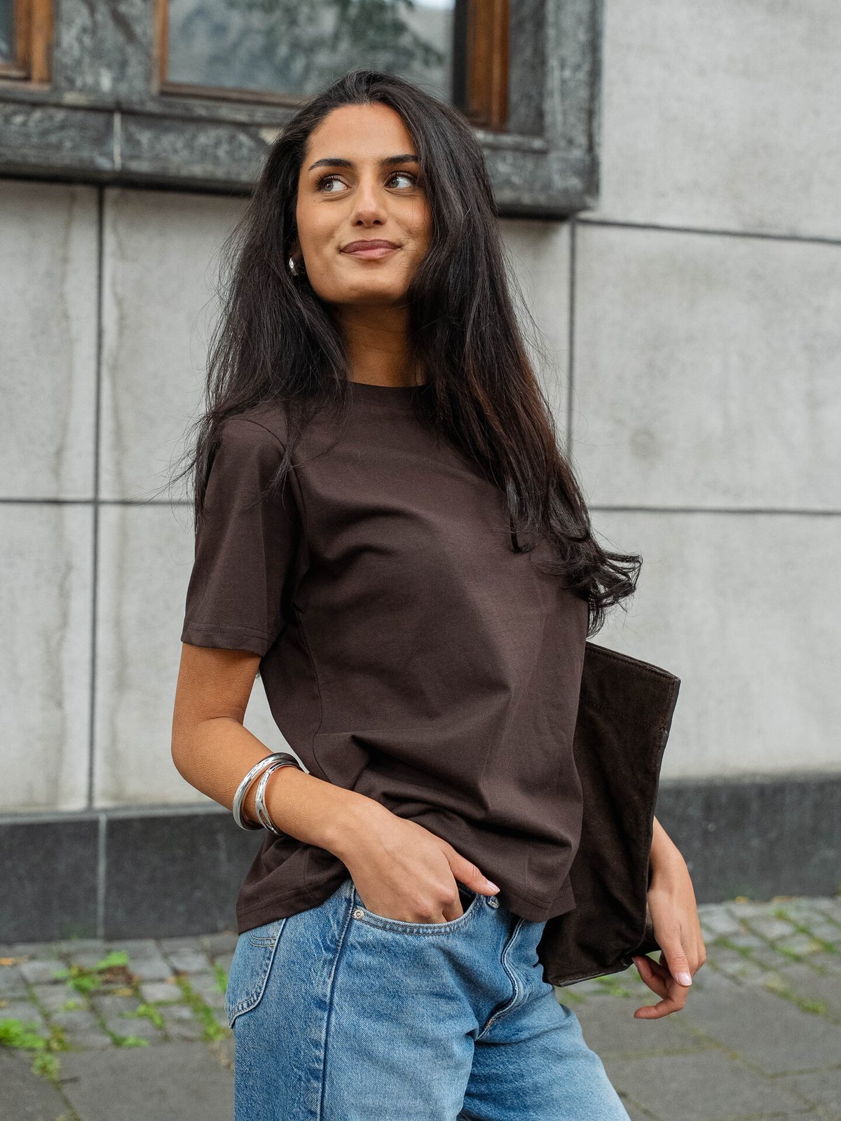 Ichi Palmer Loose Short Sleeve Coffee Bean