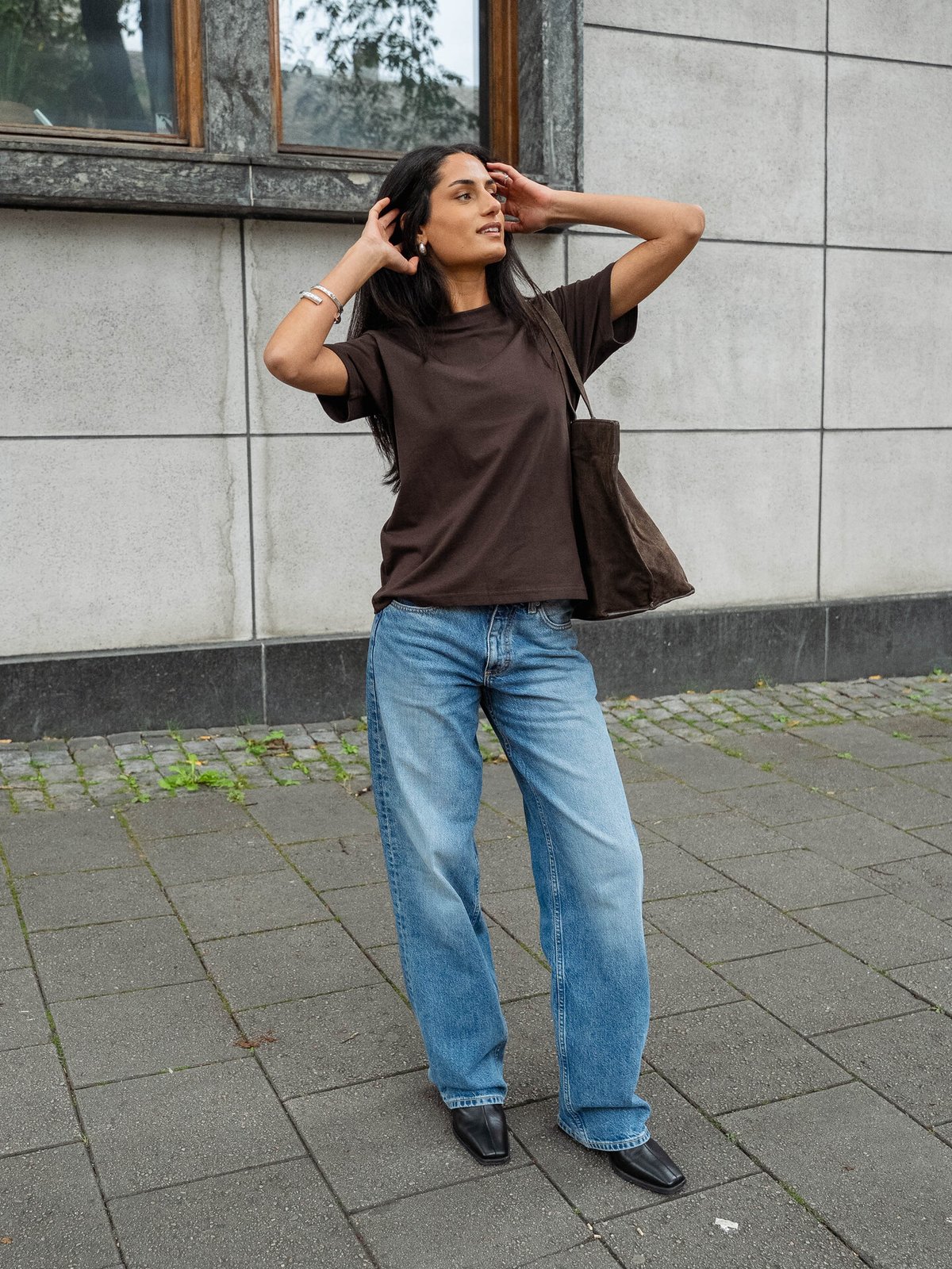 Ichi Palmer Loose Short Sleeve Coffee Bean