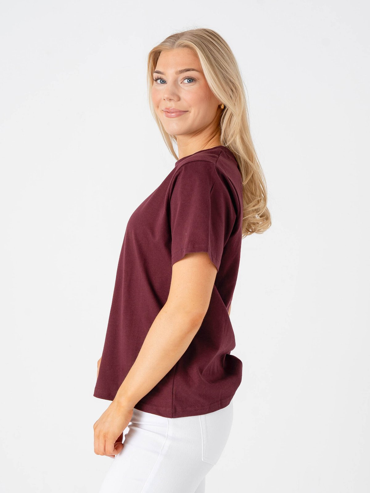 Ichi Palmer Loose Short Sleeve Port Royale
