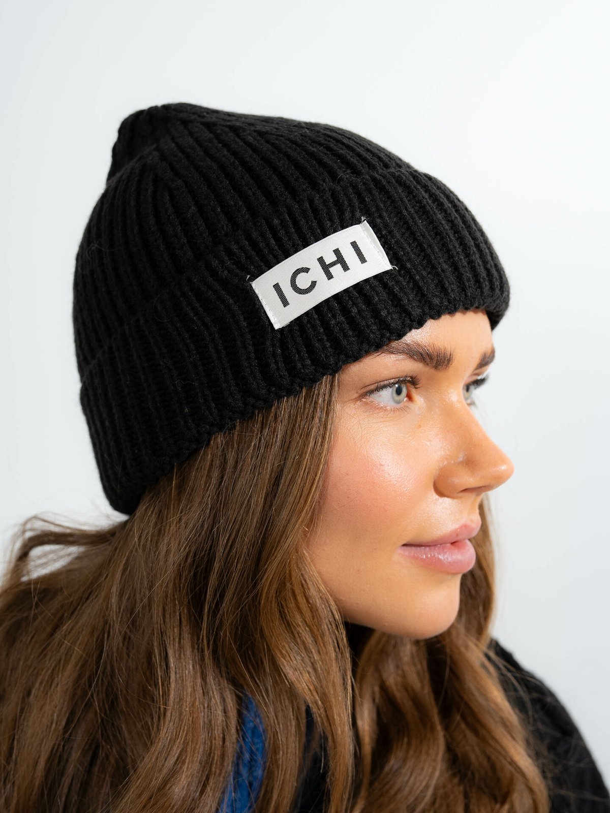 Ichi Emma Hat Black