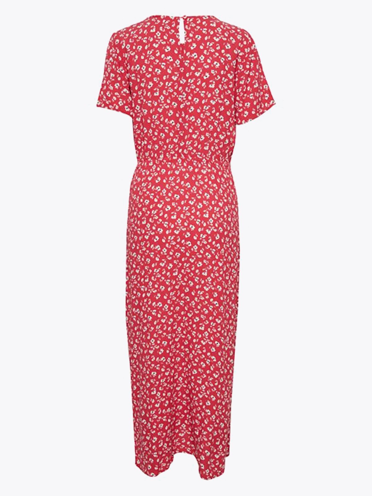 Ichi Marrakech All Over Print Dress 13 Raspberry Wine Flower